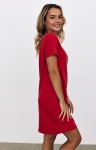 Платье Футер (красное)